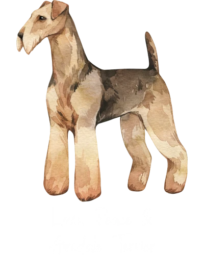 Airedale Terrier Dog Printed