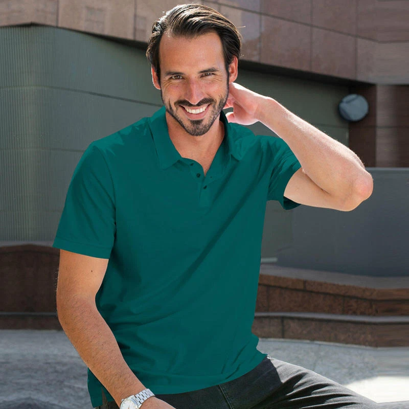 Aqua Marine Plain Collar Polo T-shirt - 100% Cotton Unisex - 230 GSm