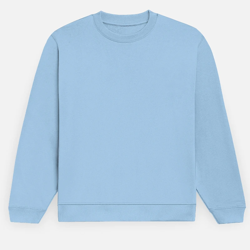 Baby Blue Plain Sweatshirt - Unisex
