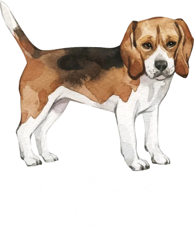 Beagle Dog Printed