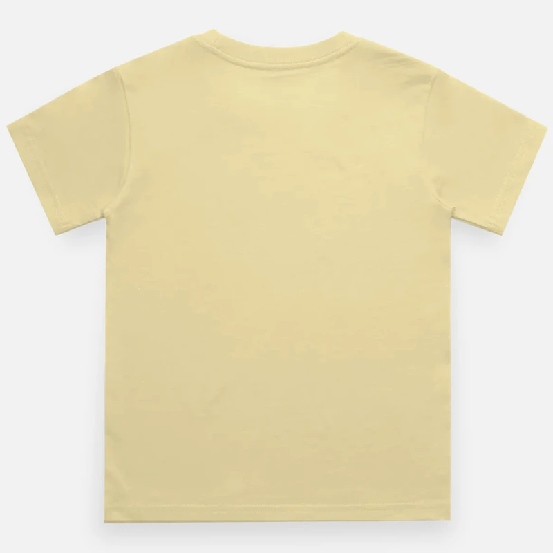 Beige Plain Round Neck T-shirts product image