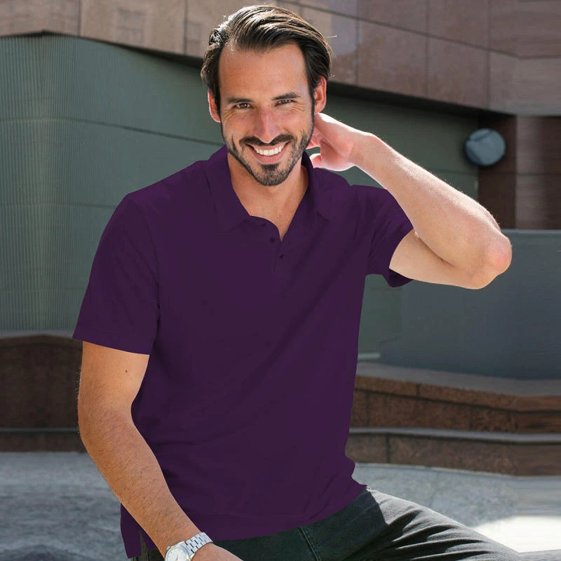 Berry Plain Collar Polo T-shirt - 100% Cotton Unisex - 230 GSM product image