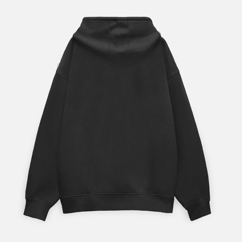 Black Plain Oversized Hoodie product image