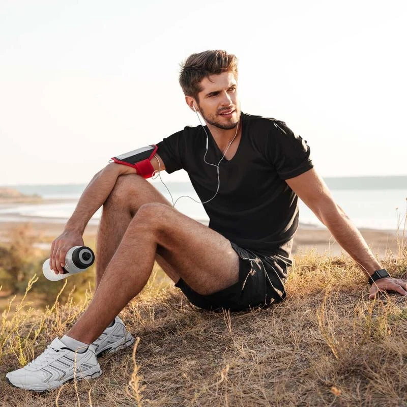 Black Plain Sports Dry Fit Round Neck T-shirt - Unisex product image