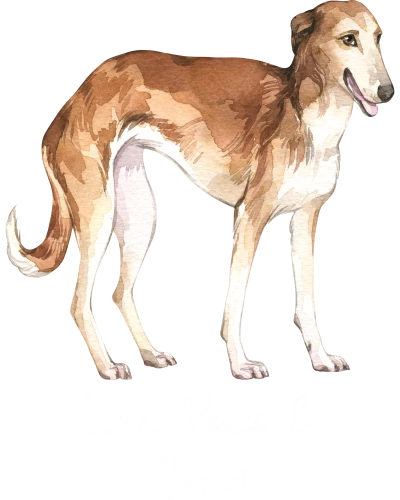 Borzoi Dog Printed