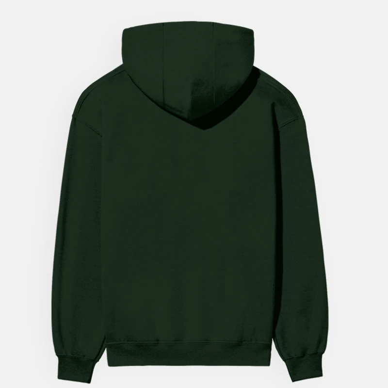 Bottle Green Plain Hoodie product image