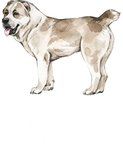 Central Asian Shepherd Dog Printed