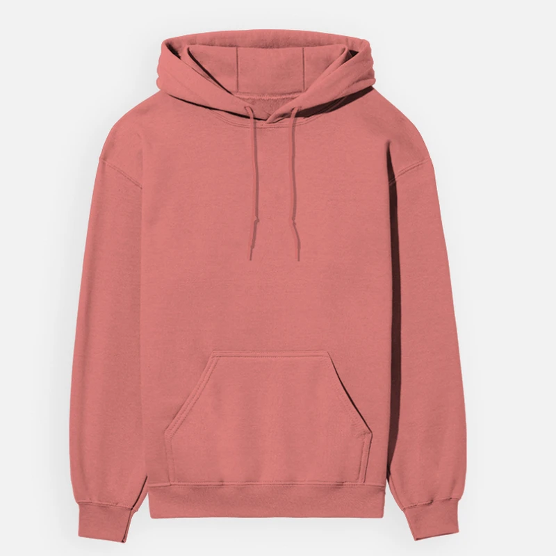 Coral Plain Hoodie - Unisex