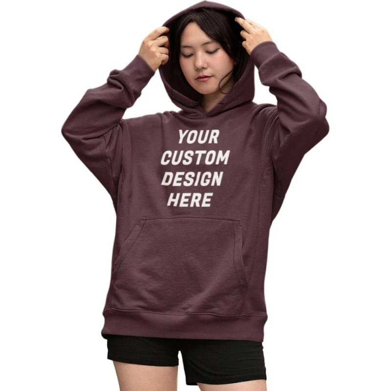 Custom Printed Women Heavyweight Oversized Hoodie