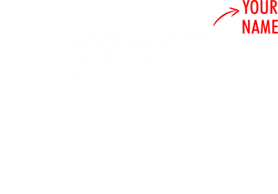 Custom Signature Name Printed T-Shirt