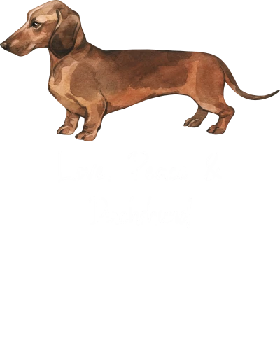 Dachshund Dog Printed