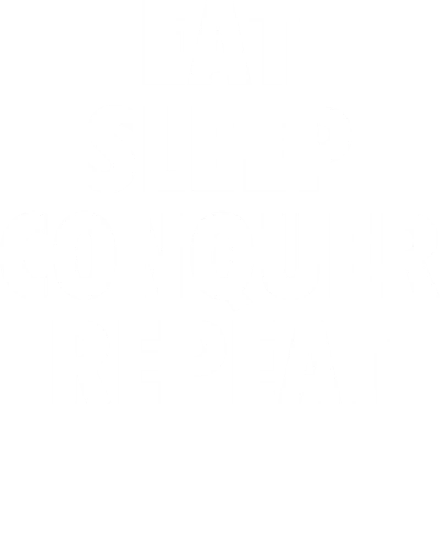 Eat Sleep Conquer Repeat Daily Motivational Slogan
