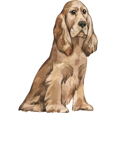 English Cocker Spaniel Dog Printed
