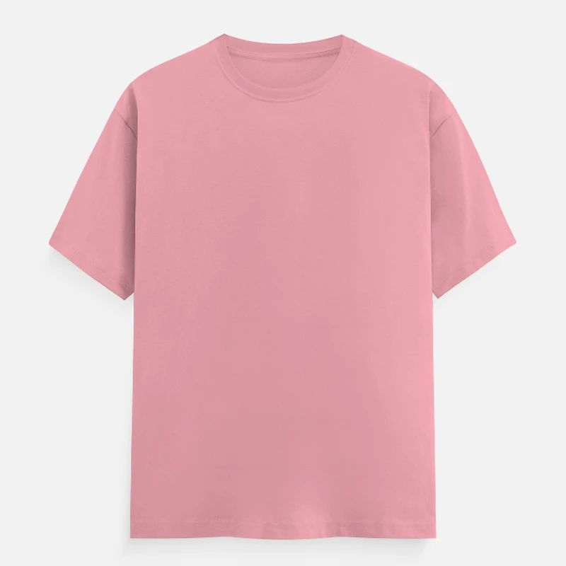 Flamingo Plain Round Neck T-shirt - Unisex Regular Fit