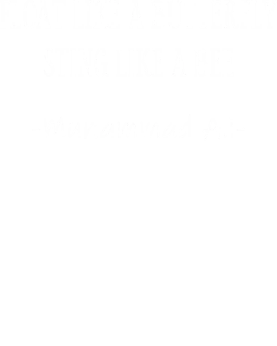 Float Like A Butterfly Sting Like A Bee Muhammad Ali Motivational Quotes