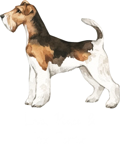Fox Terrier Dog Printed