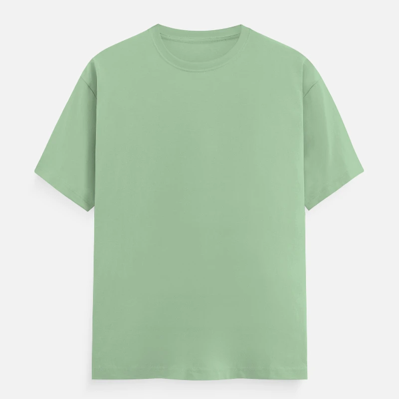 Jade Plain Round Neck T-shirt - Unisex Regular Fit