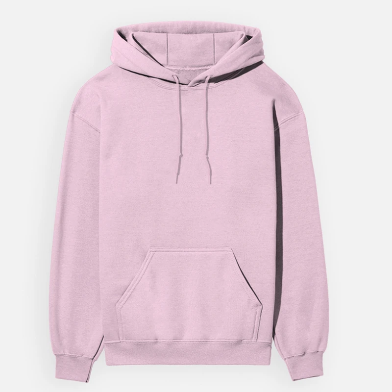 Light Baby PInk Plain Hoodie - Unisex
