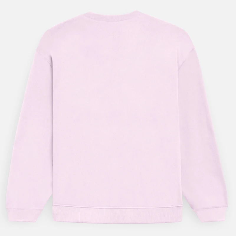 Light Baby Pink Plain Oversized Sweatshirt product image
