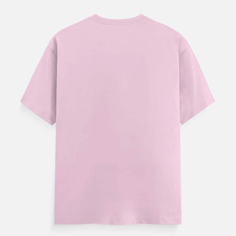 Light Baby Pink Unisex Plain Cotton Round Neck T-shirt product image