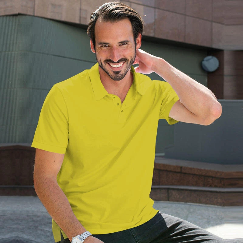 Lime Plain Collar Polo T-shirt - 100% Cotton Unisex - 230 GSM product image