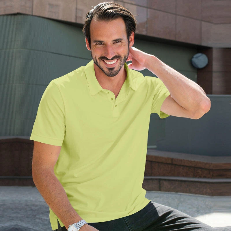 Mint Green Plain Collar Polo T-shirt - 100% Cotton Unisex - 230 GSM product image