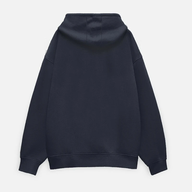 Navy Plain Oversized Hoodie product image
