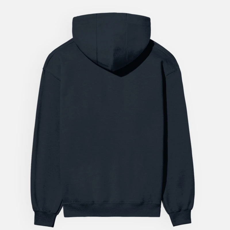 Navy Yellow Plain Hoodie product image
