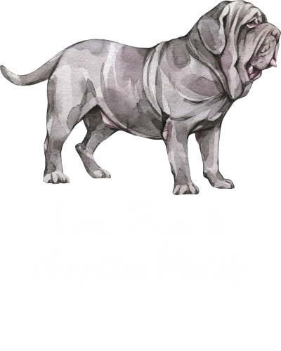 Neapolitan Mastiff Dog Printed