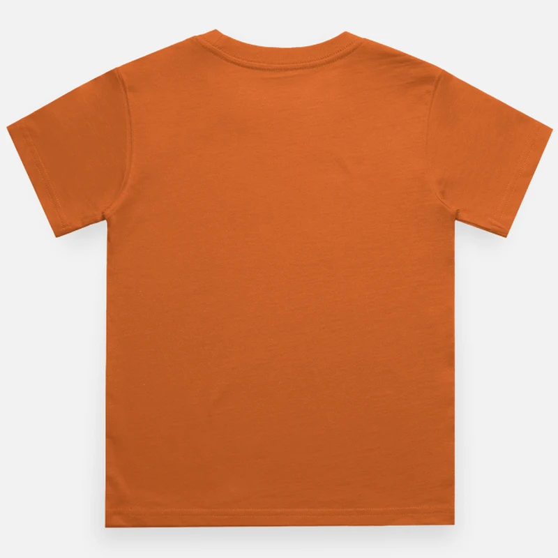 Orange Kids Round Neck T-shirt product image