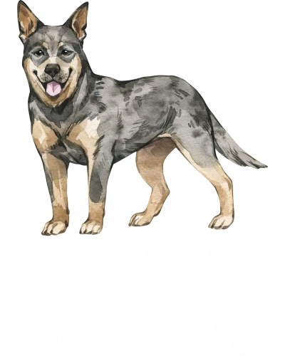 Queensland Heeler Australian Cattle Dog Dog Printed