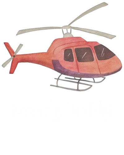 Ready To Fly Helicopter Printed