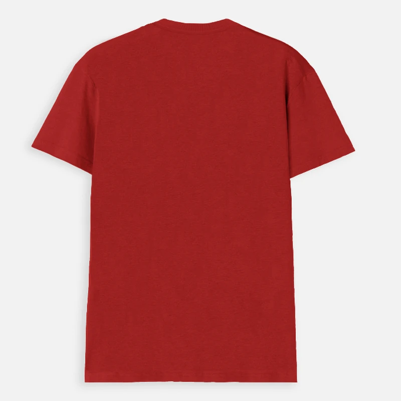 Red Plain V Neck T-shirt product image