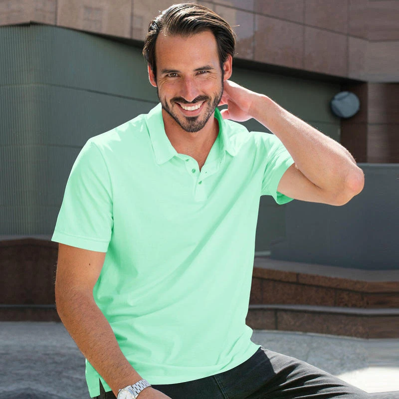 Sea Green Plain Collar Polo T-shirt - 100% Cotton Unisex - 230 GSM product image
