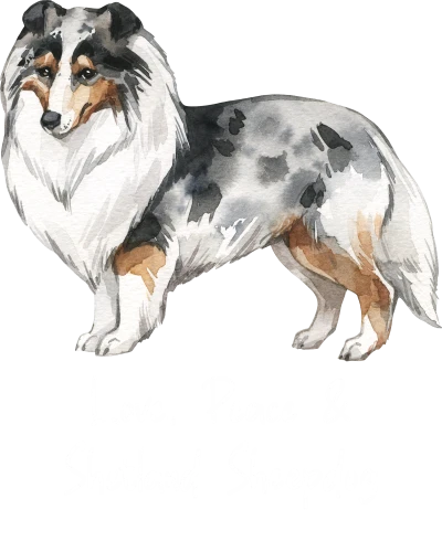 Shetland Sheepdog Dog Printed