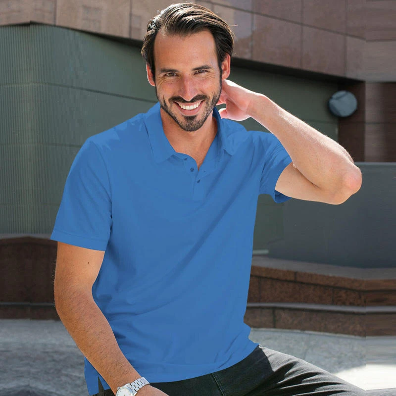 Sky Plain Collar Polo T-shirt - 100% Cotton Unisex - 230 GSM product image