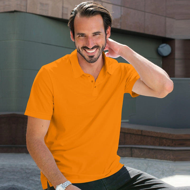 Tangerine Plain Collar Polo T-shirt - 100% Cotton Unisex - 230 GSM product image
