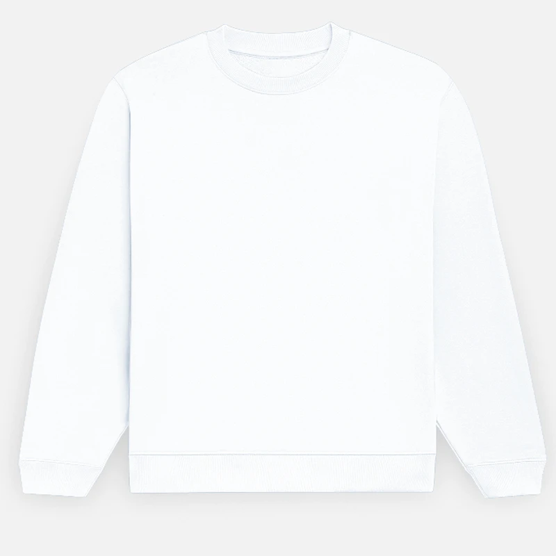 White Plain Sweatshirt - Unisex