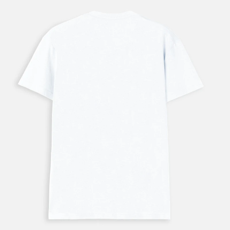 White Plain V Neck T-shirt product image