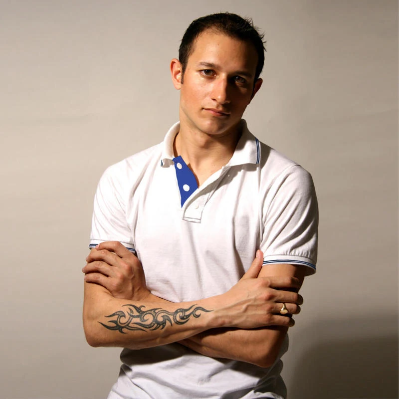 White With Red Plain Tipping Collar Polo T-shirt - 100% Cotton Unisex - 260 GSM product image